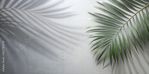 Minimalist Neutral Grey Wall and floor Blur  A clean  Neutral Grey blurred background with subtle palm leaf shadows  perfect for minimalist designs.  