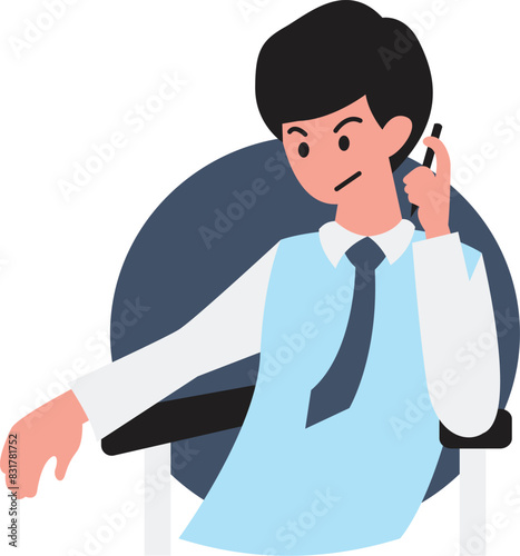 People portraits of businessmen and businesswomen, men and women face avatars isolated , flat vector illustration