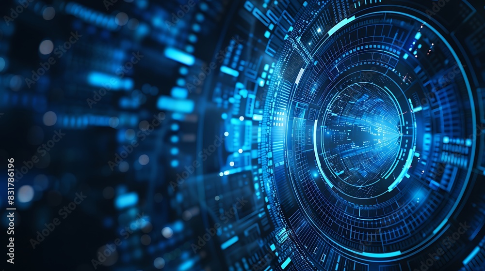 background illustration of cybersecurity technology background illustration of cybersecurity technology