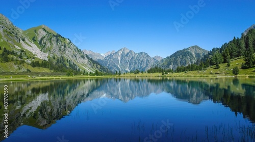 Altay's Summertime Splendor: Lush Green Meadows and Blossoming Wildflowers, A Vibrant and Colorful Summer Landscape