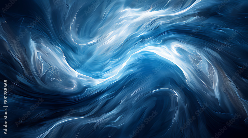 Obraz premium abstract blue background with waves