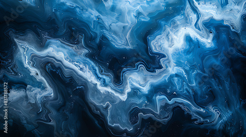 abstract blue background with waves