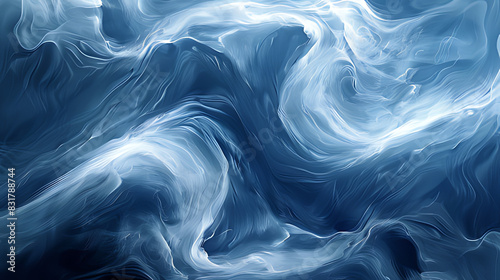 abstract blue background with waves