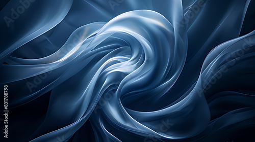 abstract blue background with waves