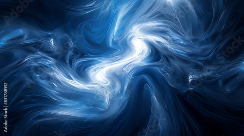 abstract blue background with waves