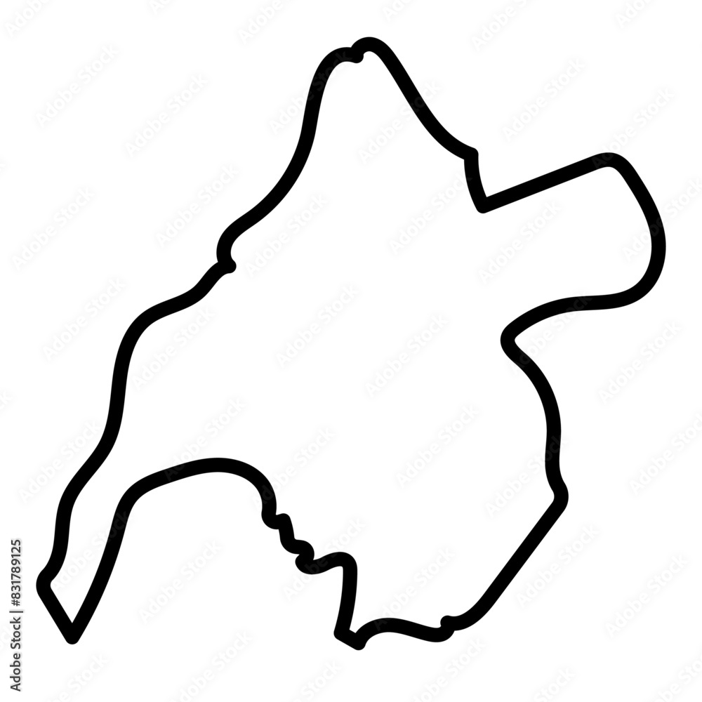 western vector map western vector map