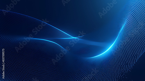 abstract blue background with waves