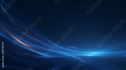 abstract blue background with waves
