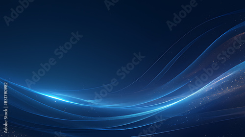 abstract blue background with waves