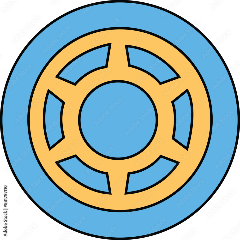 button with background Modern car wheel on light alloy disc, front view Car tire radial wheel metal alloy on isolated background vector illustration button with background Modern car wheel on light alloy disc, front view Car tire radial wheel metal alloy on isolated background vector illustration