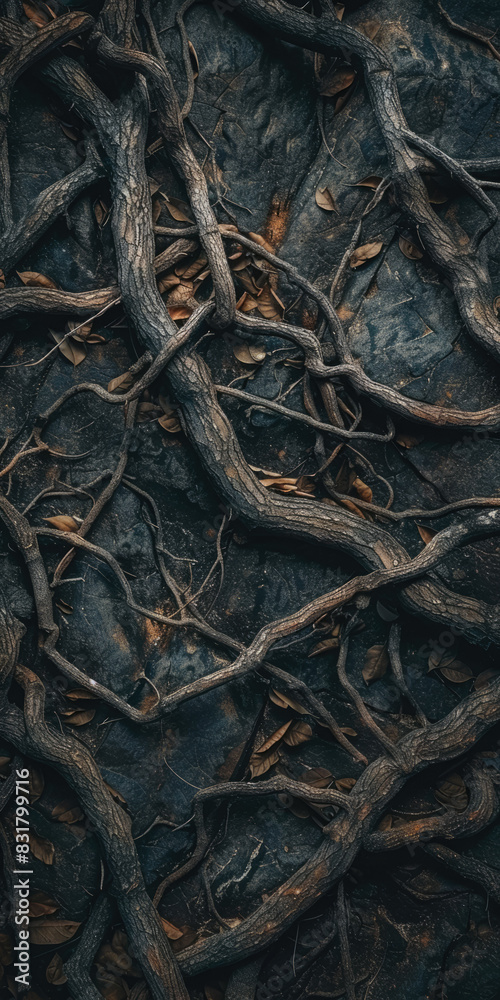 Texture Of Gloomy Tree Roots On A Dark Background For Wallpaper Created Using Artificial Intelligence Texture Of Gloomy Tree Roots On A Dark Background For Wallpaper Created Using Artificial Intelligence