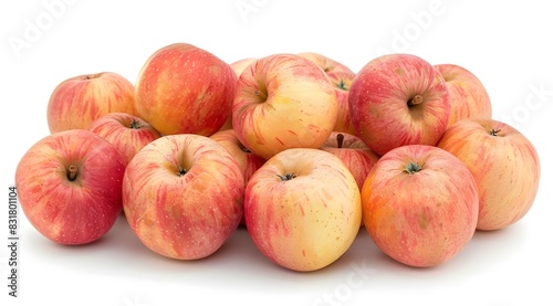 Wallpaper Mural red apples isolated on white Torontodigital.ca