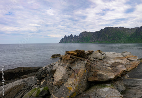 Norway Senja Viewpoint Tungeneset. photo