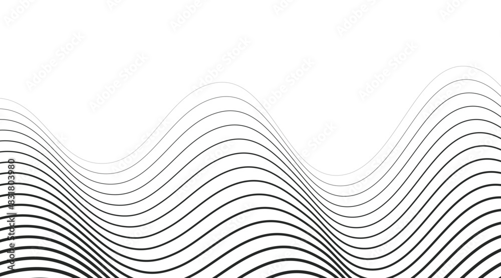 Abstract stripes wave line background. Vector illustration Abstract stripes wave line background. Vector illustration