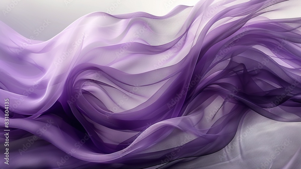 Purple and white background with waves below and bottom right corner detail Purple and white background with waves below and bottom right corner detail