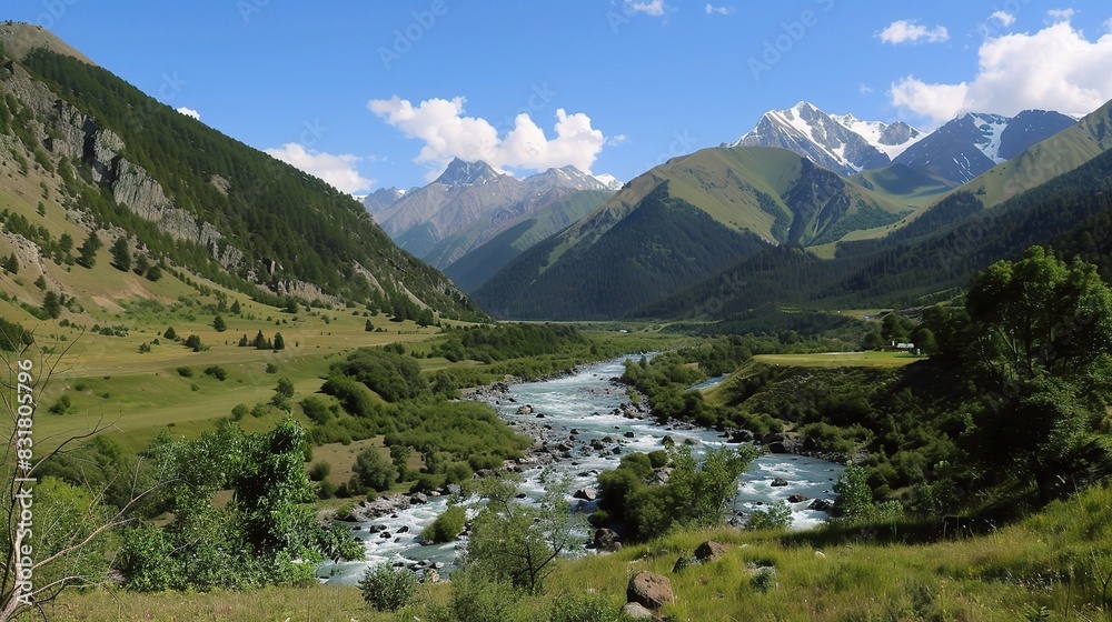Altay's Vast Expanse: Breathtaking Scenery of Mountains and Valleys, A Pristine and Majestic Natural Landscape Altay's Vast Expanse: Breathtaking Scenery of Mountains and Valleys, A Pristine and Majestic Natural Landscape