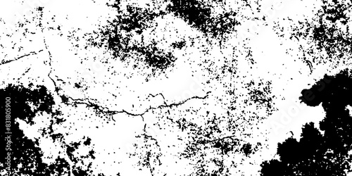 Grunge background of black and white  Grunge texture design  vector