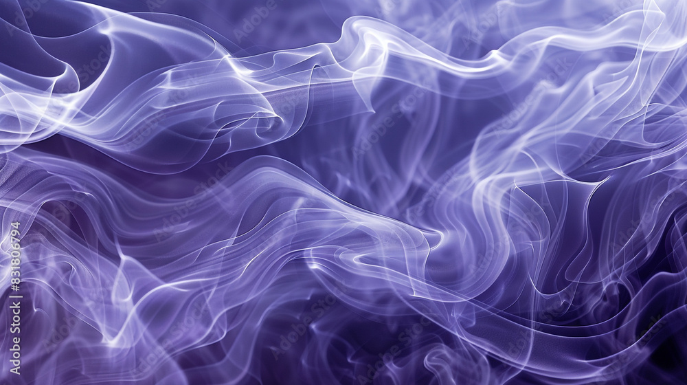 Magical visuals with shimmering periwinkle smoke waves, Magical visuals with shimmering periwinkle smoke waves,