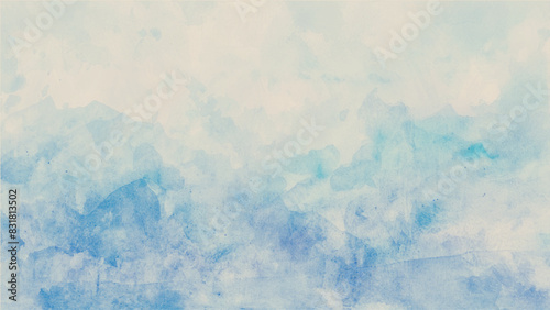 Abstract watercolor blue texture vector background banner. watercolor splash, vector grunge. blue texture background. watercolor sky blue texture background. Vintage texture blue paper patter. 