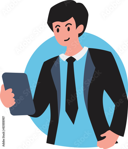 People portraits of businessmen and businesswomen, men and women face avatars isolated , flat vector illustration
