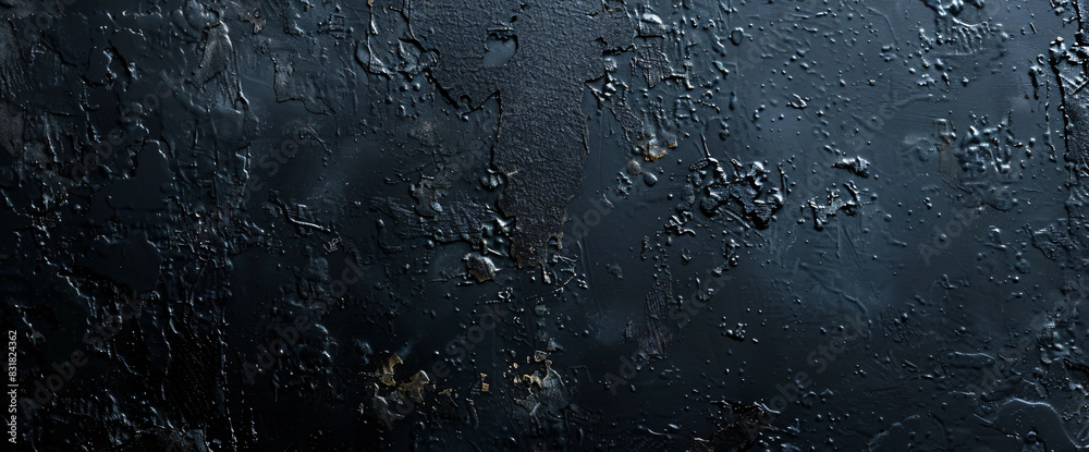 Black background with rough dark concrete texture for design or wallpaper Black background with rough dark concrete texture for design or wallpaper