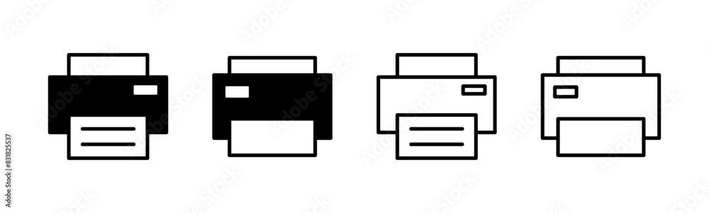 Print icon set. printer icon vector. Print icon set. printer icon vector.