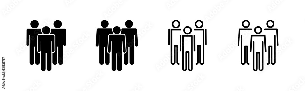 People icon set. person icon vector. User Icon vector. team symbols People icon set. person icon vector. User Icon vector. team symbols