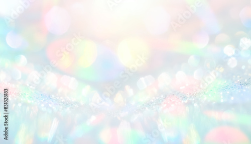Abstract background image of a sparkling rainbow coloured prism.