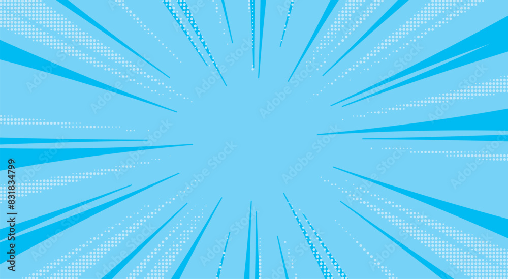 Obraz premium 集中線 背景