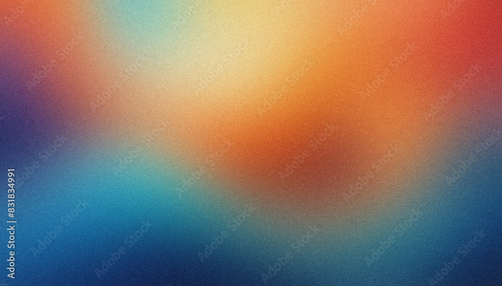 Fototapeta premium Smooth gradient texture with a blend of warm and cool colors for design use