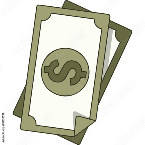 Fotografie Cash Money Sticker