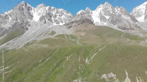 Caucasus, North Ossetia. Digoria gorge. Sugan array.