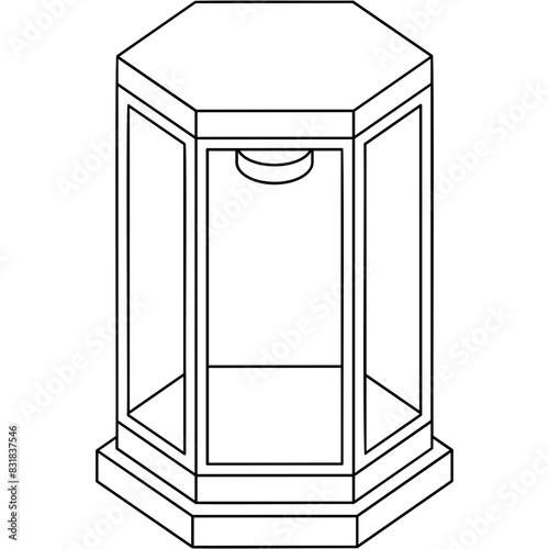 Shower Cabin Icon