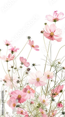 pink flowers background