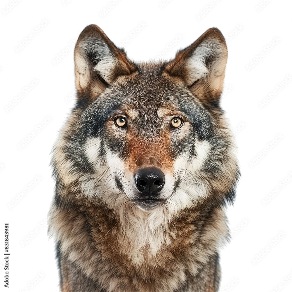 wolf isolated on white background wolf isolated on white background