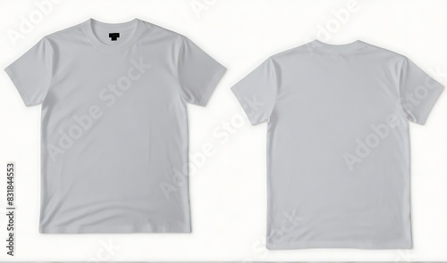 white t shirt design template