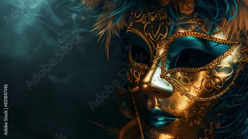 venetian carnival mask ,generative ai photo