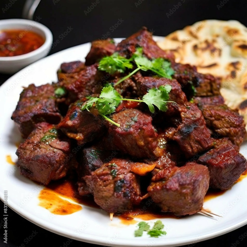 Mutton Hari Kabab with naan Mutton Hari Kabab with naan