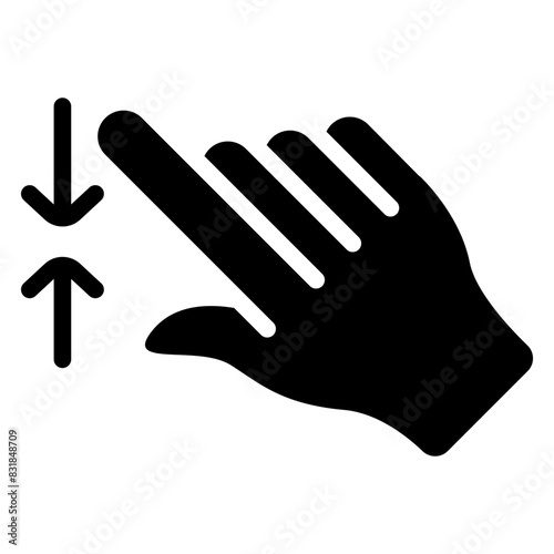 zoom out solid icon