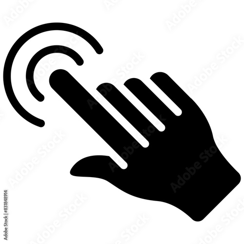 flick solid icon
