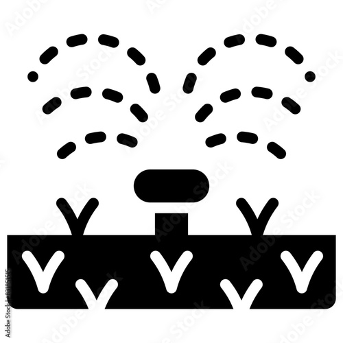 sprinkler solid icon