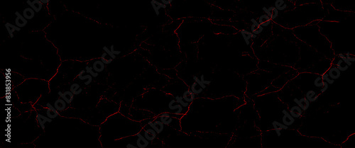 Vector red and black cracked texture style overlay with cracked texture.