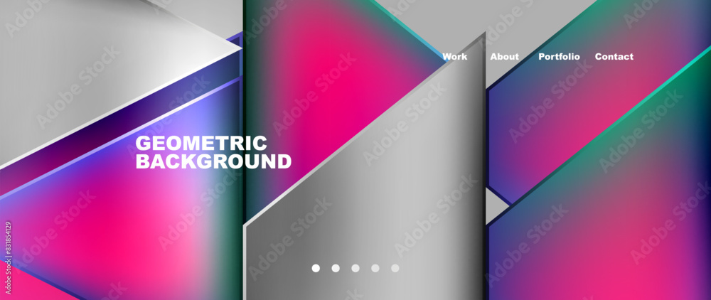 Gradient triangle geometric minimal wallpaper Gradient triangle geometric minimal wallpaper