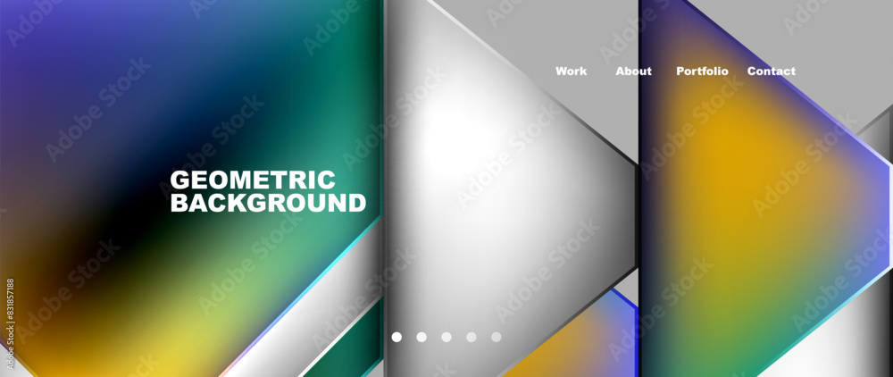 Gradient triangle geometric minimal wallpaper Gradient triangle geometric minimal wallpaper