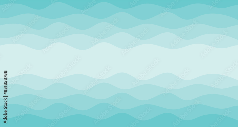 Background vector illustration of blue ocean wave layers Background vector illustration of blue ocean wave layers