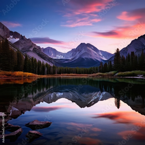 twilight reflections in the pioneer mountains the tranquil and r © Best top images