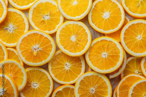 orange slices background