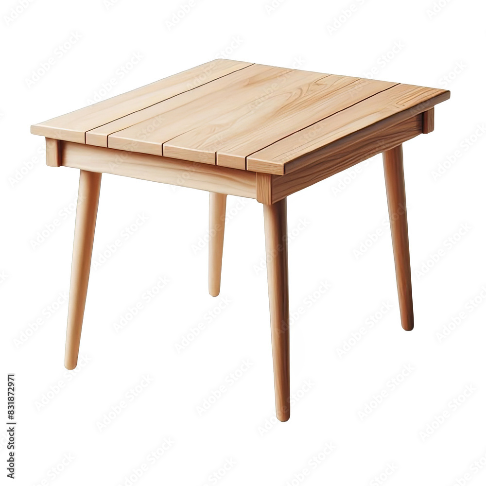 Table isolated on transparent background Table isolated on transparent background