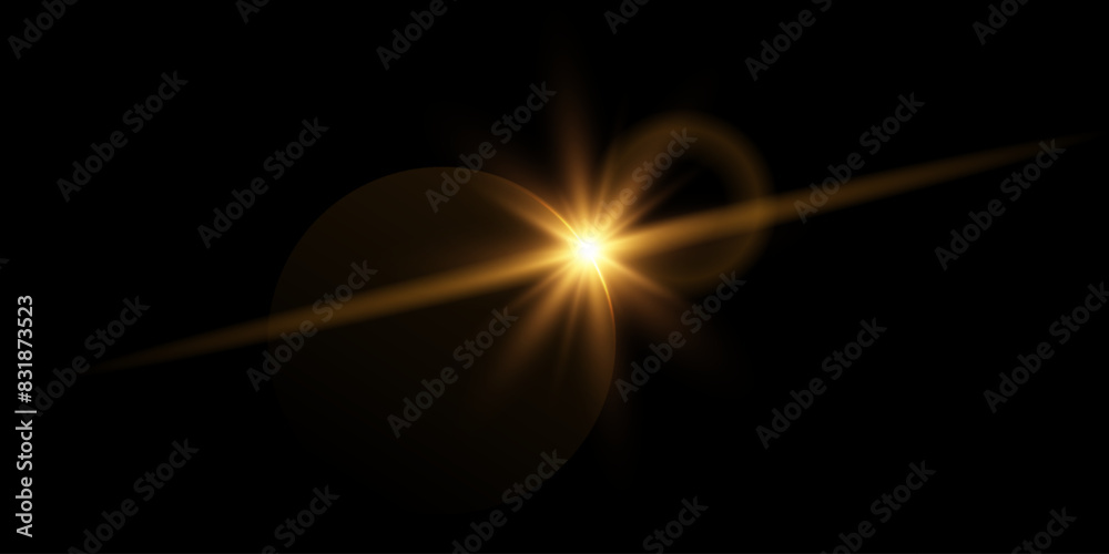 Vector transparent sunlight special lens flare light effect. Sun flash Vector transparent sunlight special lens flare light effect. Sun flash