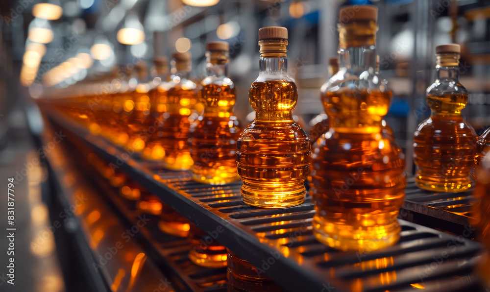 Factory for the production of edible oils. Factory for the production of edible oils.